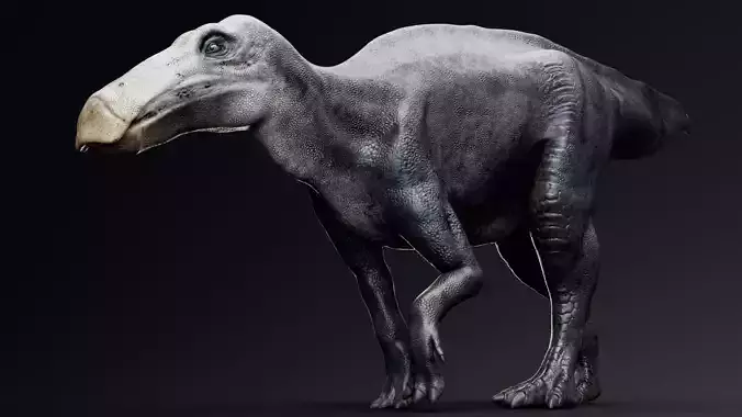 Shantungosaurus - Unreal Engine - Unity Low-poly 3D model