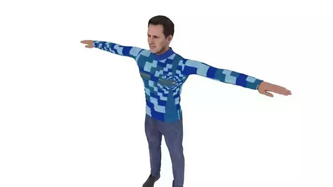 Realistic Character Male