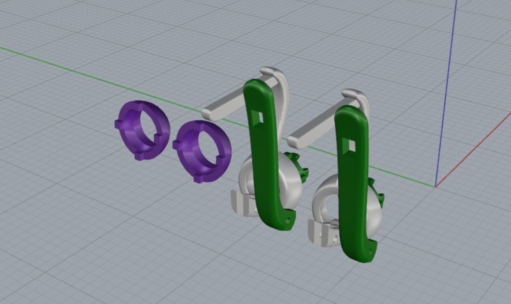 Earrings 3D print model_10