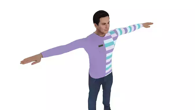 Realistic Character Male