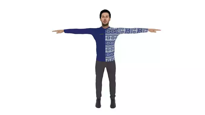 Realistic Character Male