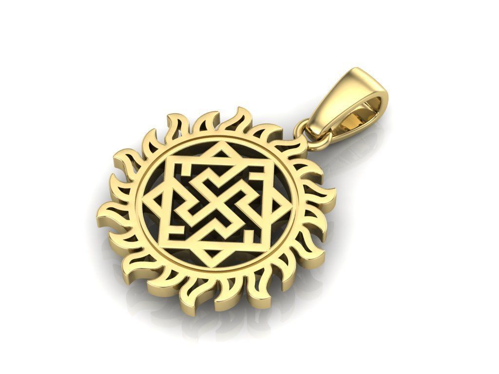 PENDANT AMULET 3D print model_1