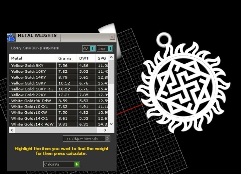 PENDANT AMULET 3D print model_11