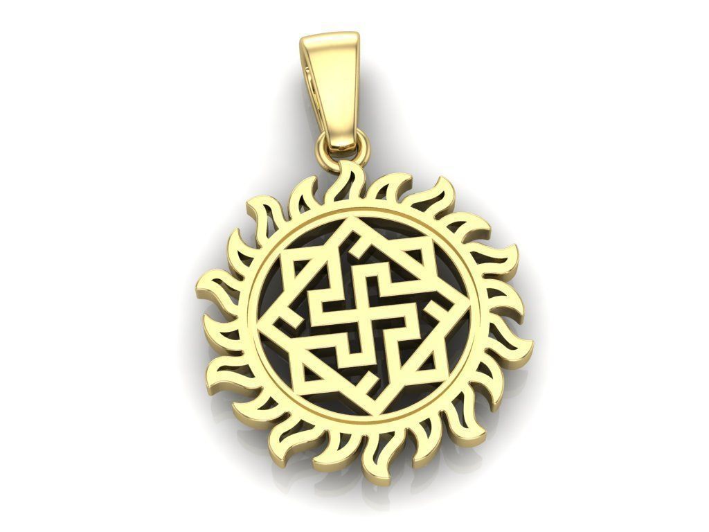 PENDANT AMULET 3D print model_2