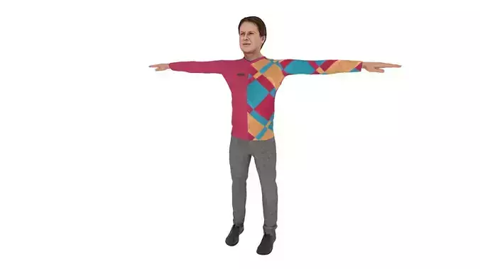 Realistic Character Male