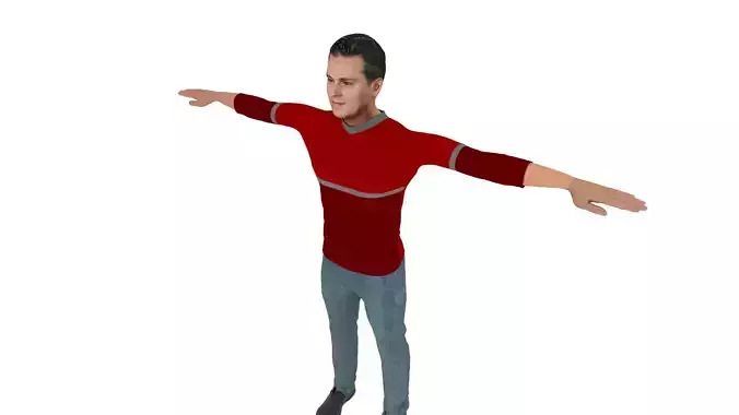 Realistic Character Male