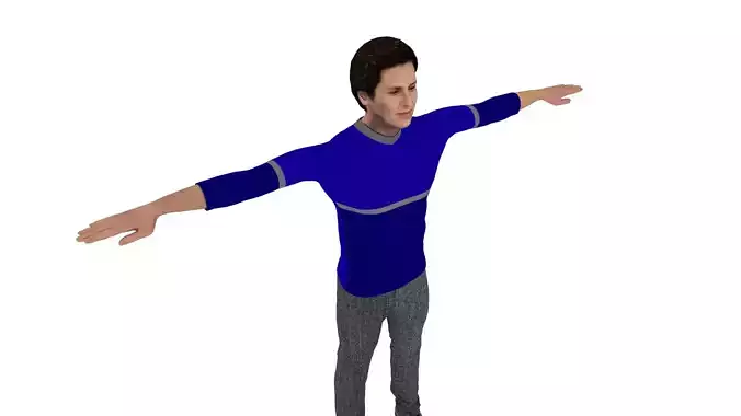 Realistic Character Male