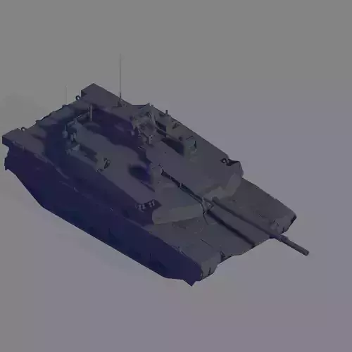 Abrams X 3D model