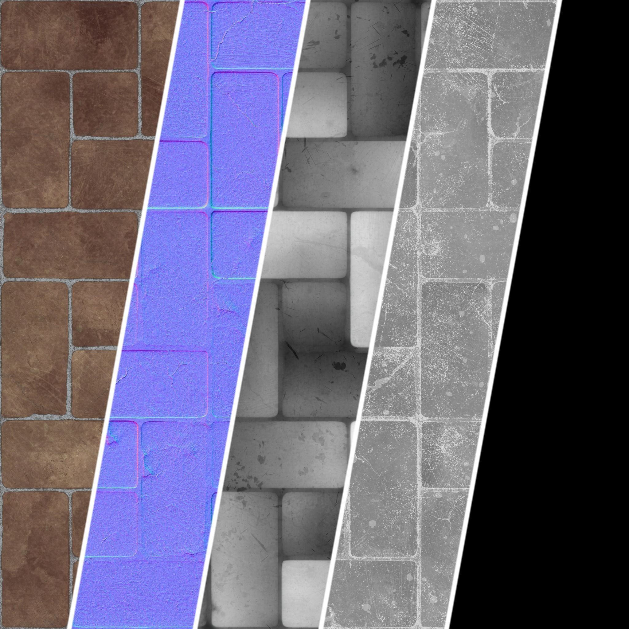 Pavement Materials 57- Sbsar Pbr 4k Seamless Texture_6