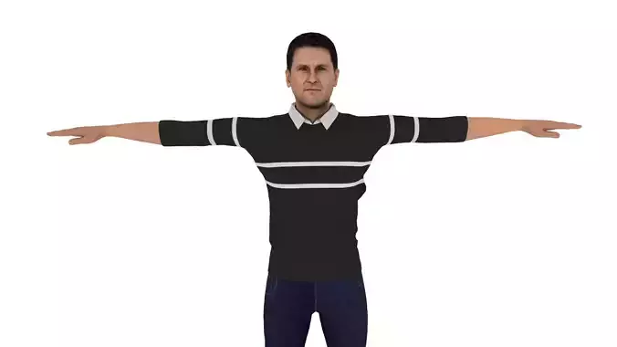 Realistic Character Male