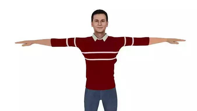 Realistic Character Male
