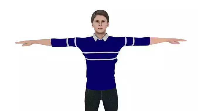 Realistic Character Male