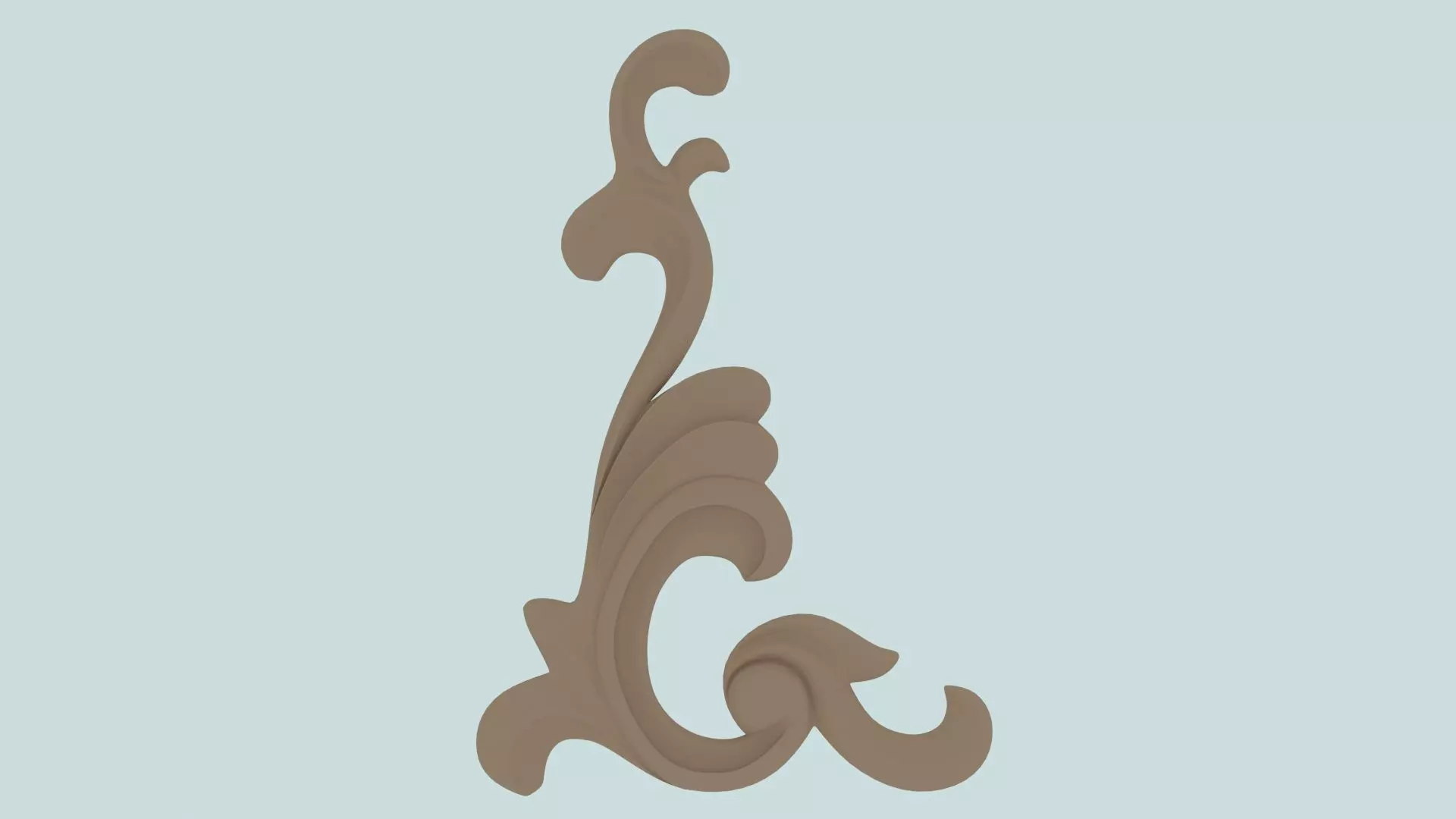 carving decor 3D model_0