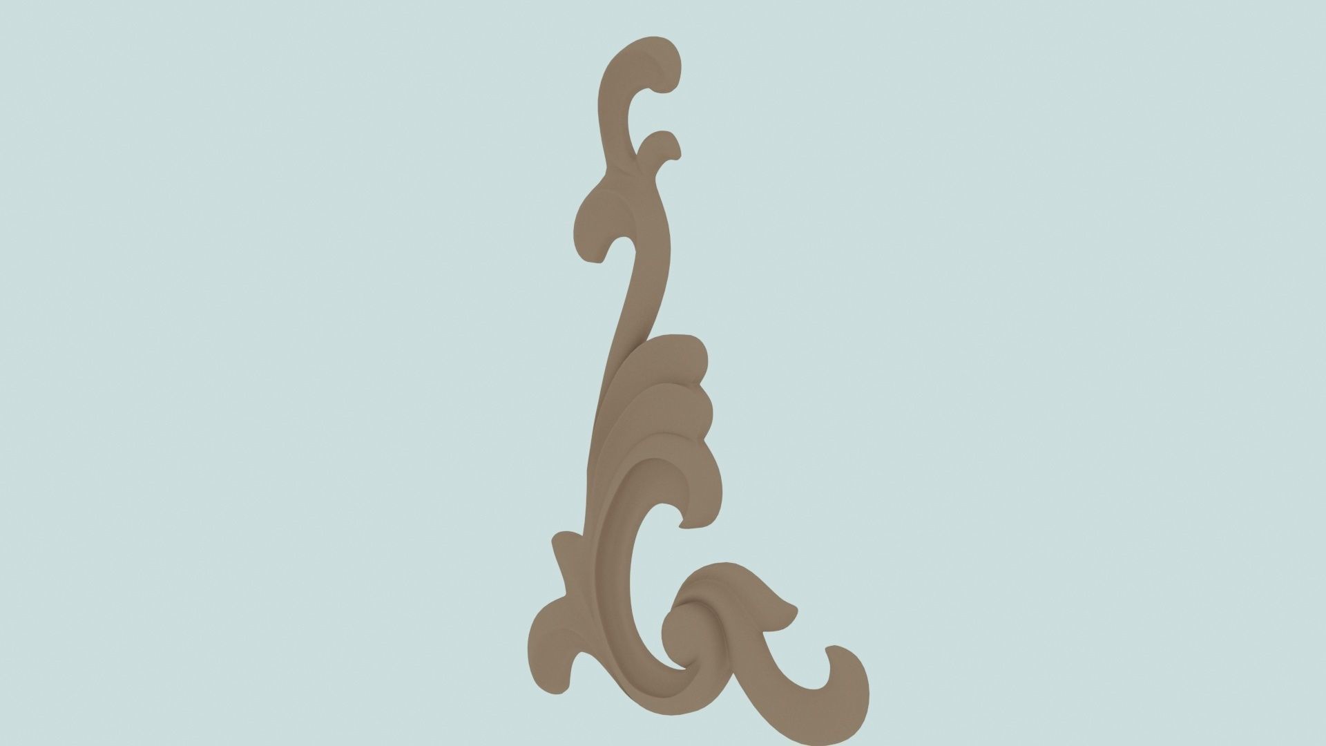 carving decor 3D model_2