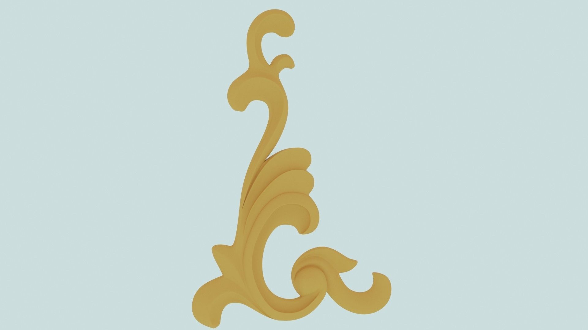 carving decor 3D model_6