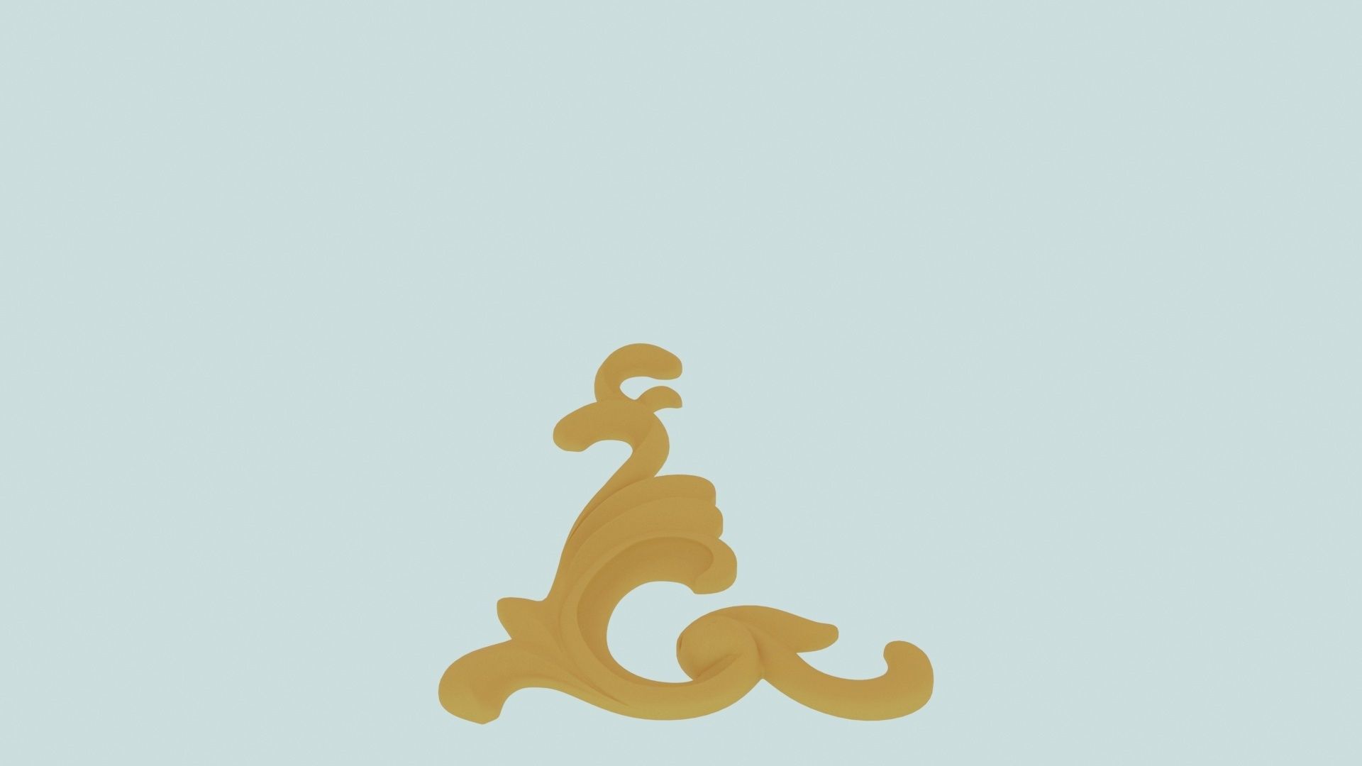 carving decor 3D model_4