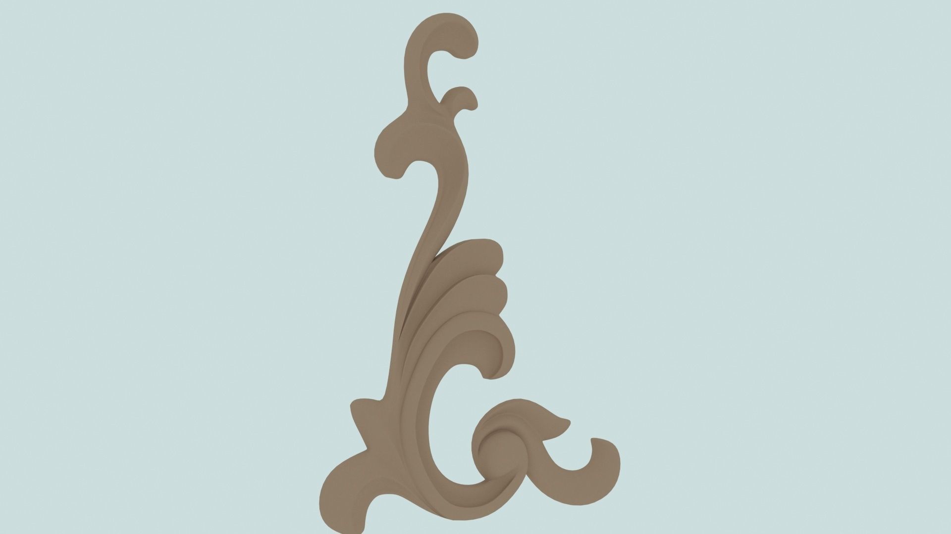 carving decor 3D model_1