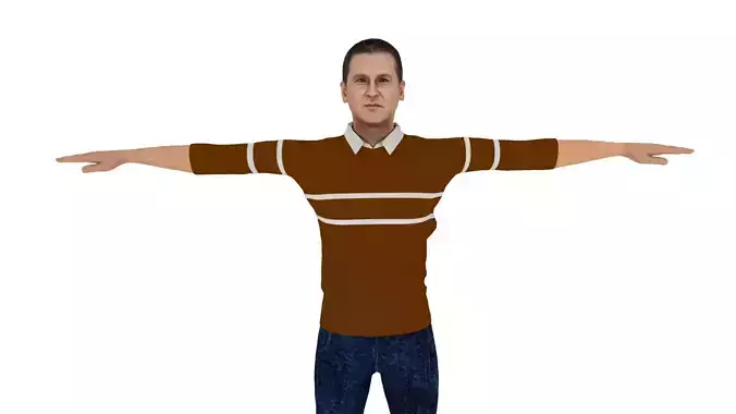 Realistic Character Male