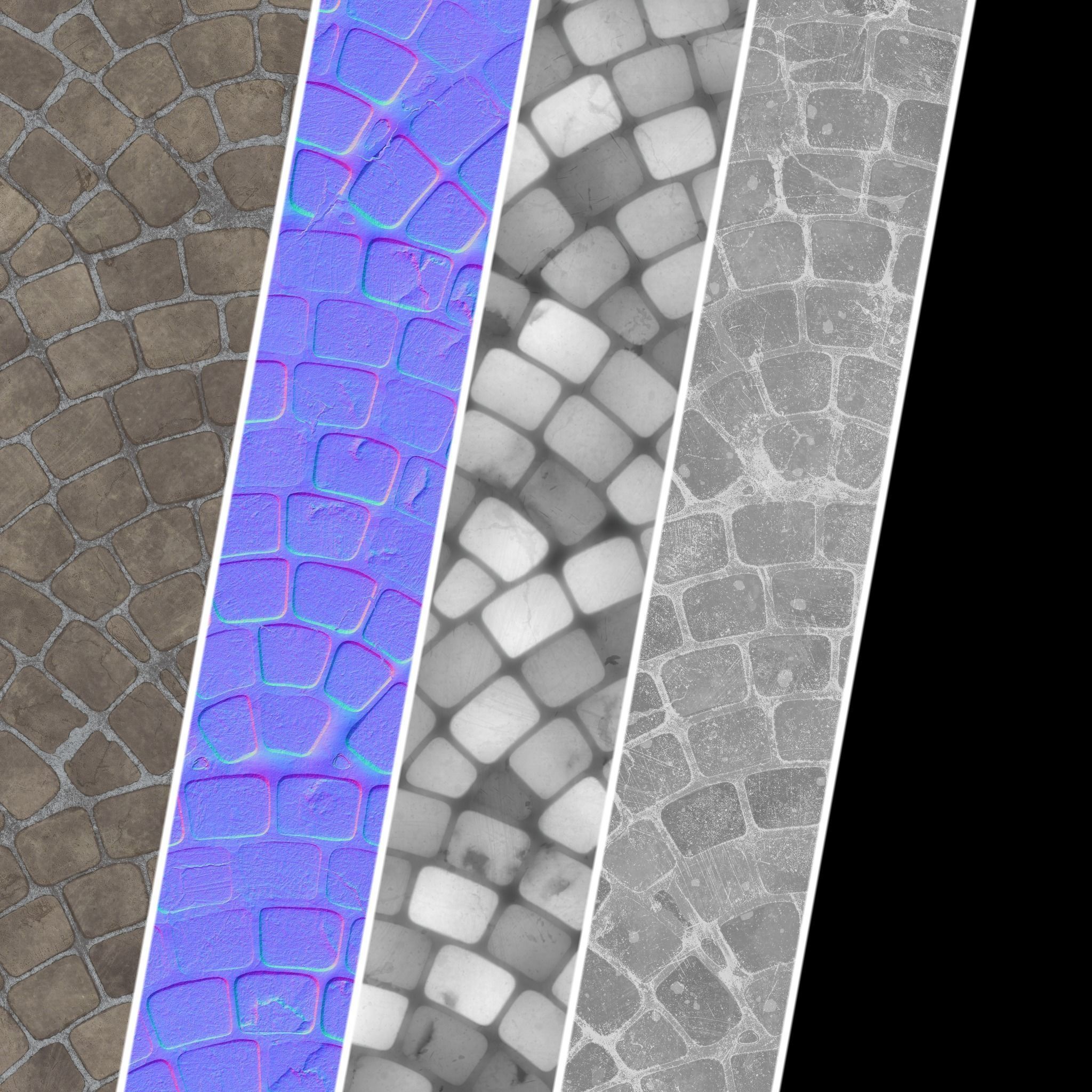Pavement Materials 58- Sbsar Pbr 4k Seamless Texture_3