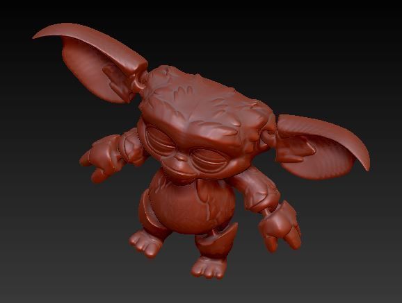 GIZMO FURBY 3D print model_6