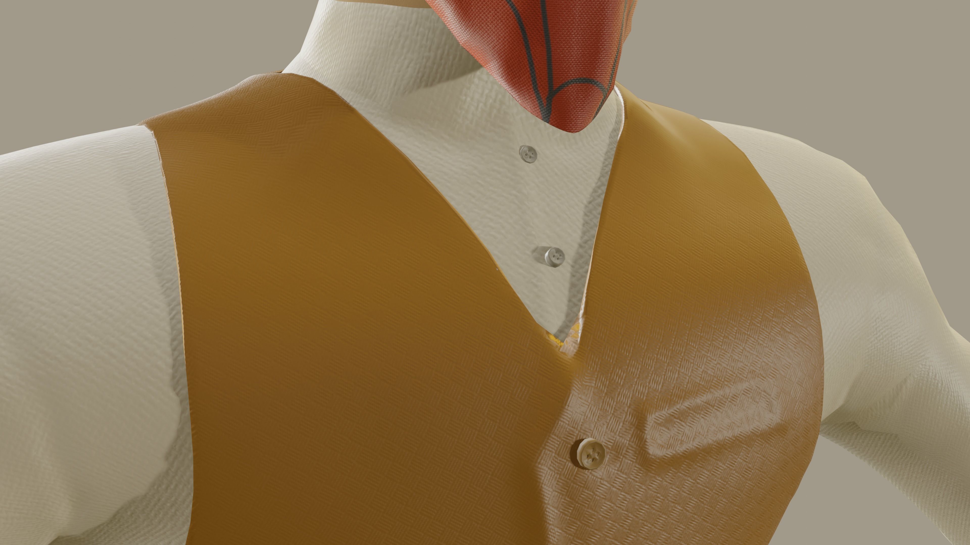 Web Slinger Across the Spider-verse Cowboy Spider-Man 3D Model 3D model_4