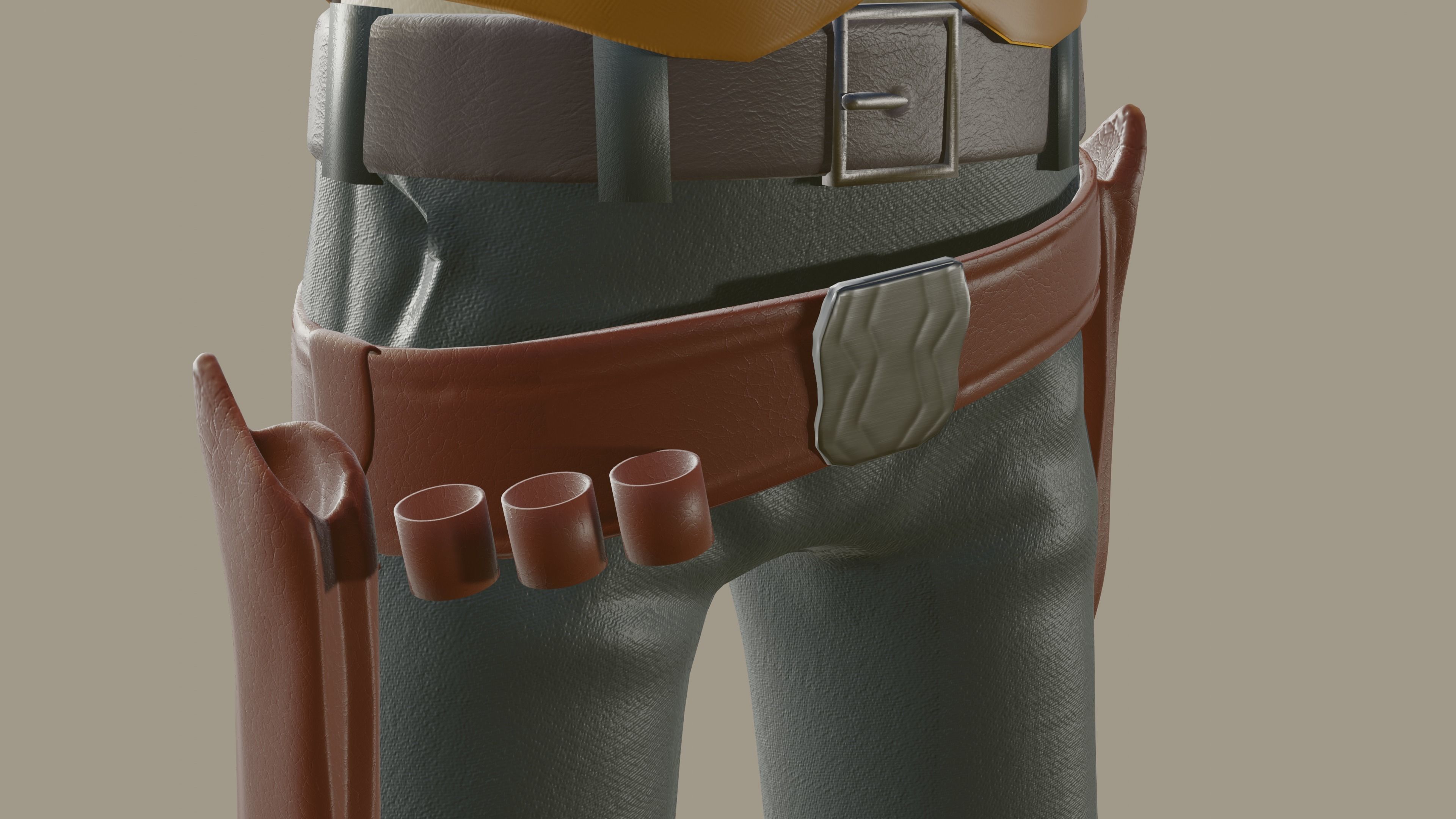 Web Slinger Across the Spider-verse Cowboy Spider-Man 3D Model 3D model_5