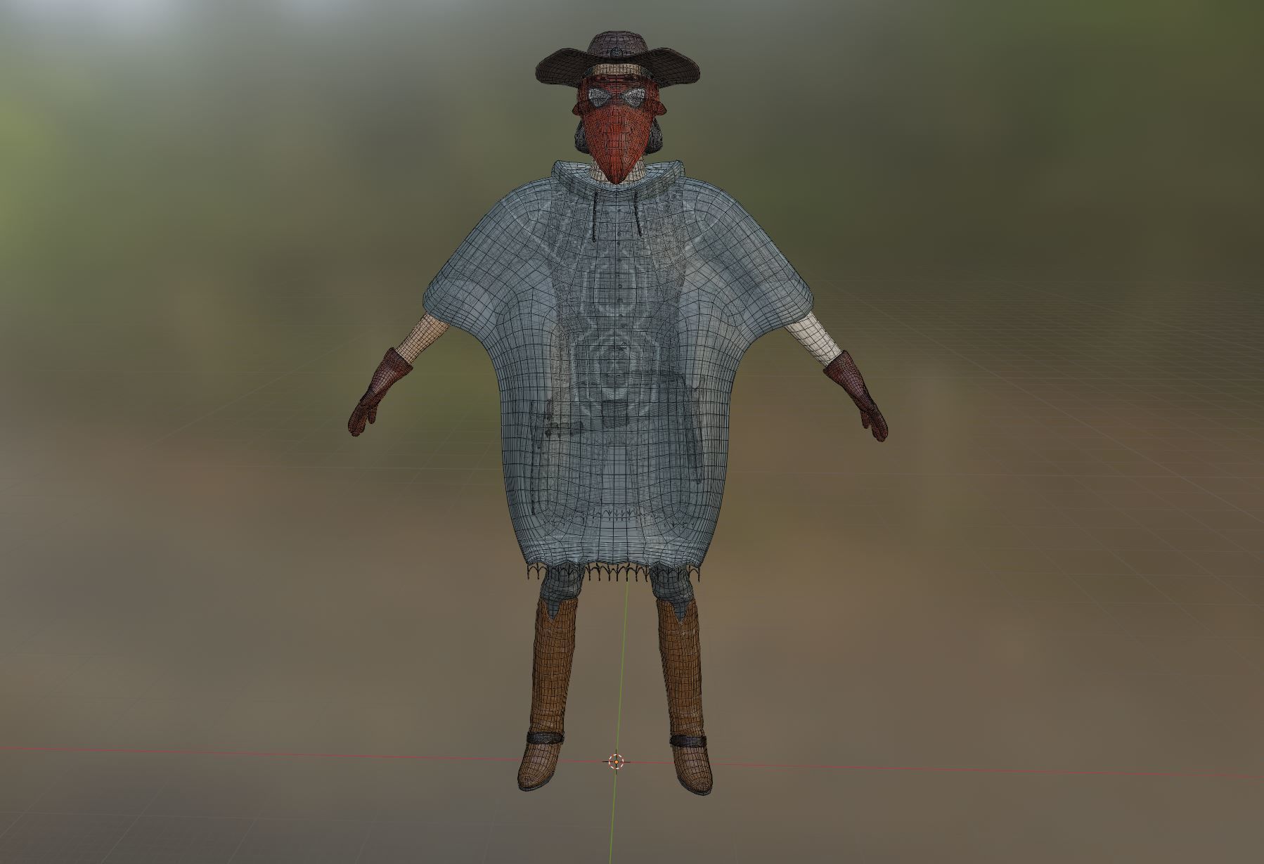 Web Slinger Across the Spider-verse Cowboy Spider-Man 3D Model 3D model_9