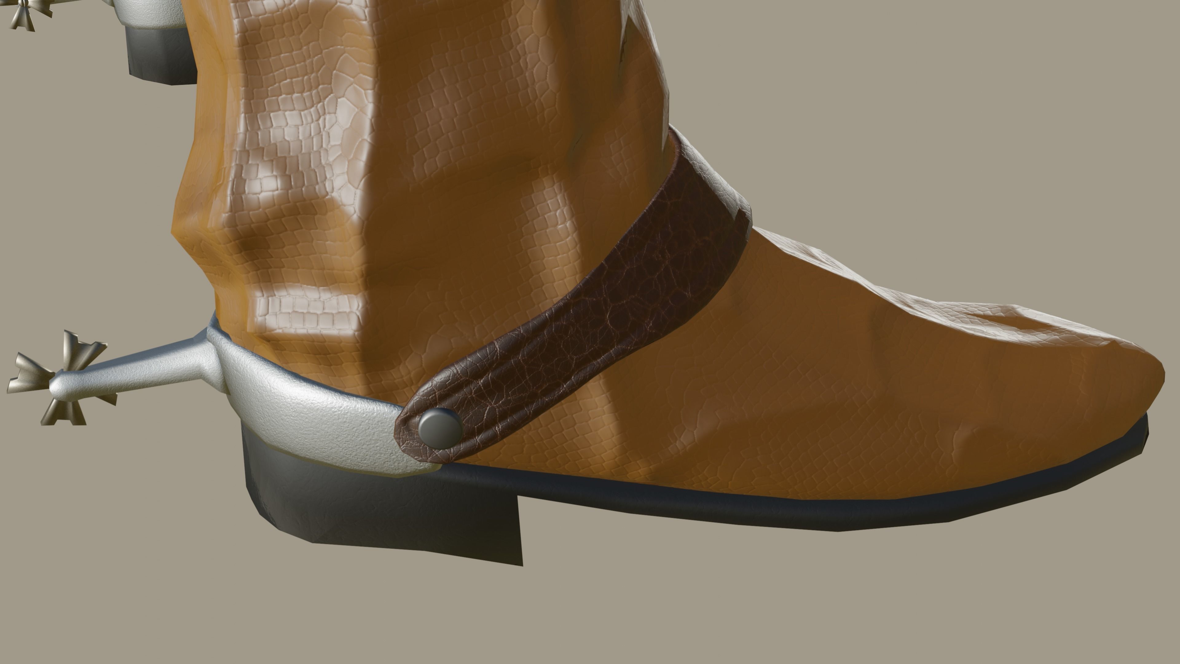 Web Slinger Across the Spider-verse Cowboy Spider-Man 3D Model 3D model_6