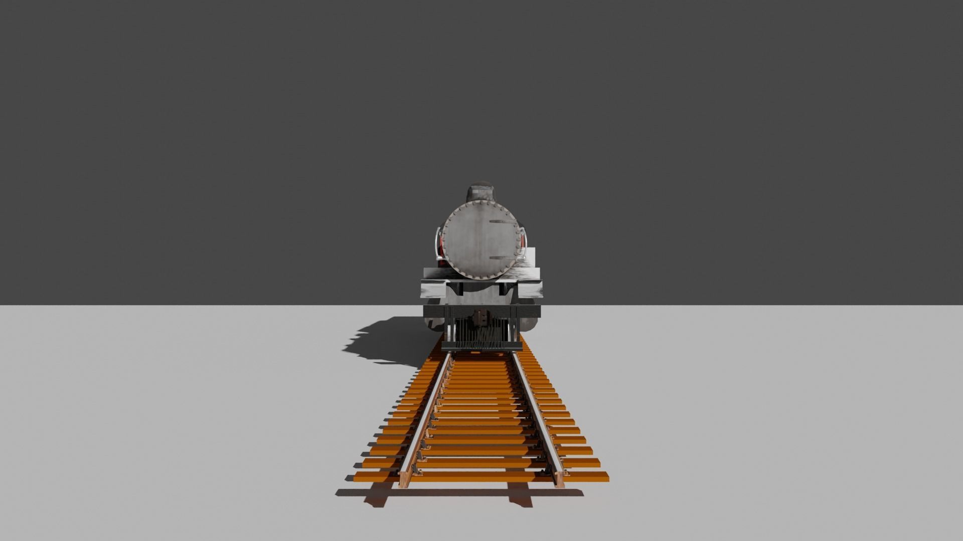 fictional UP 2-8-4 3D model_1