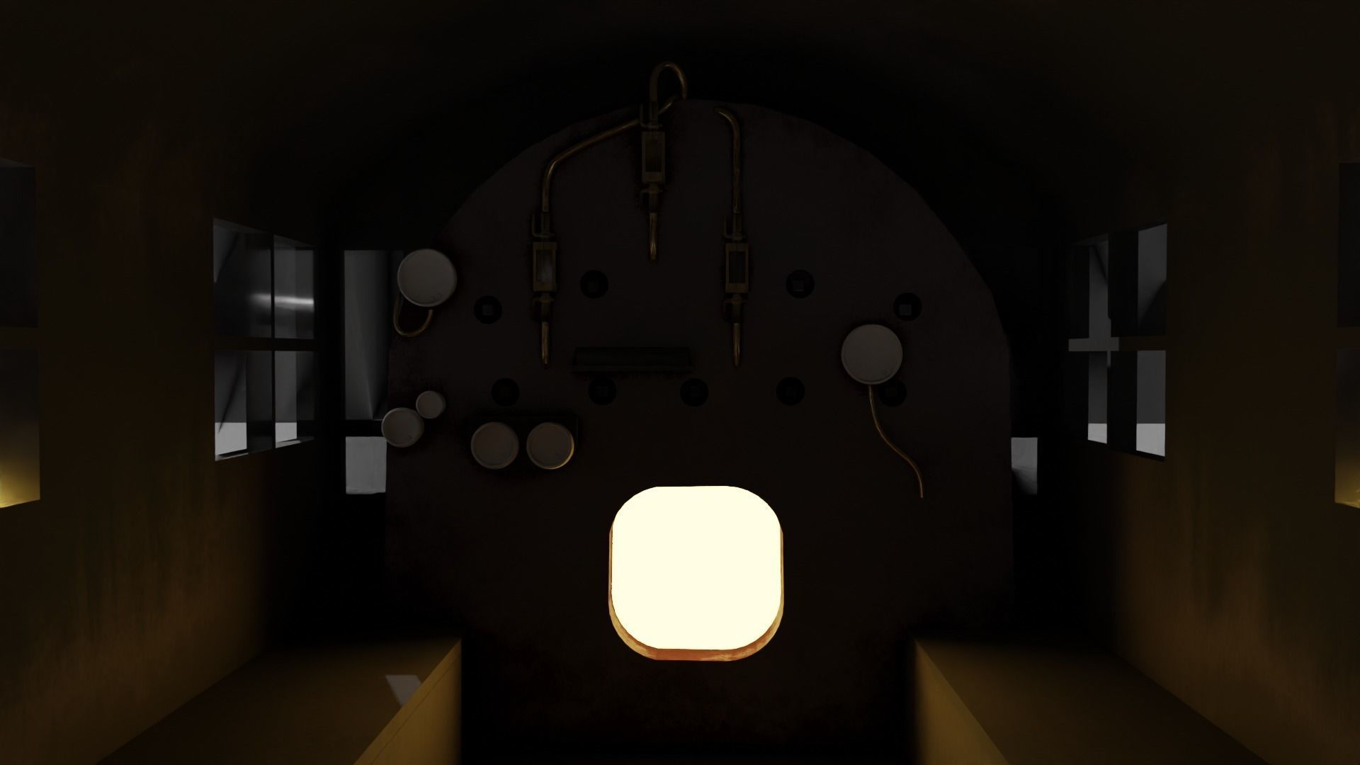 fictional UP 2-8-4 3D model_4