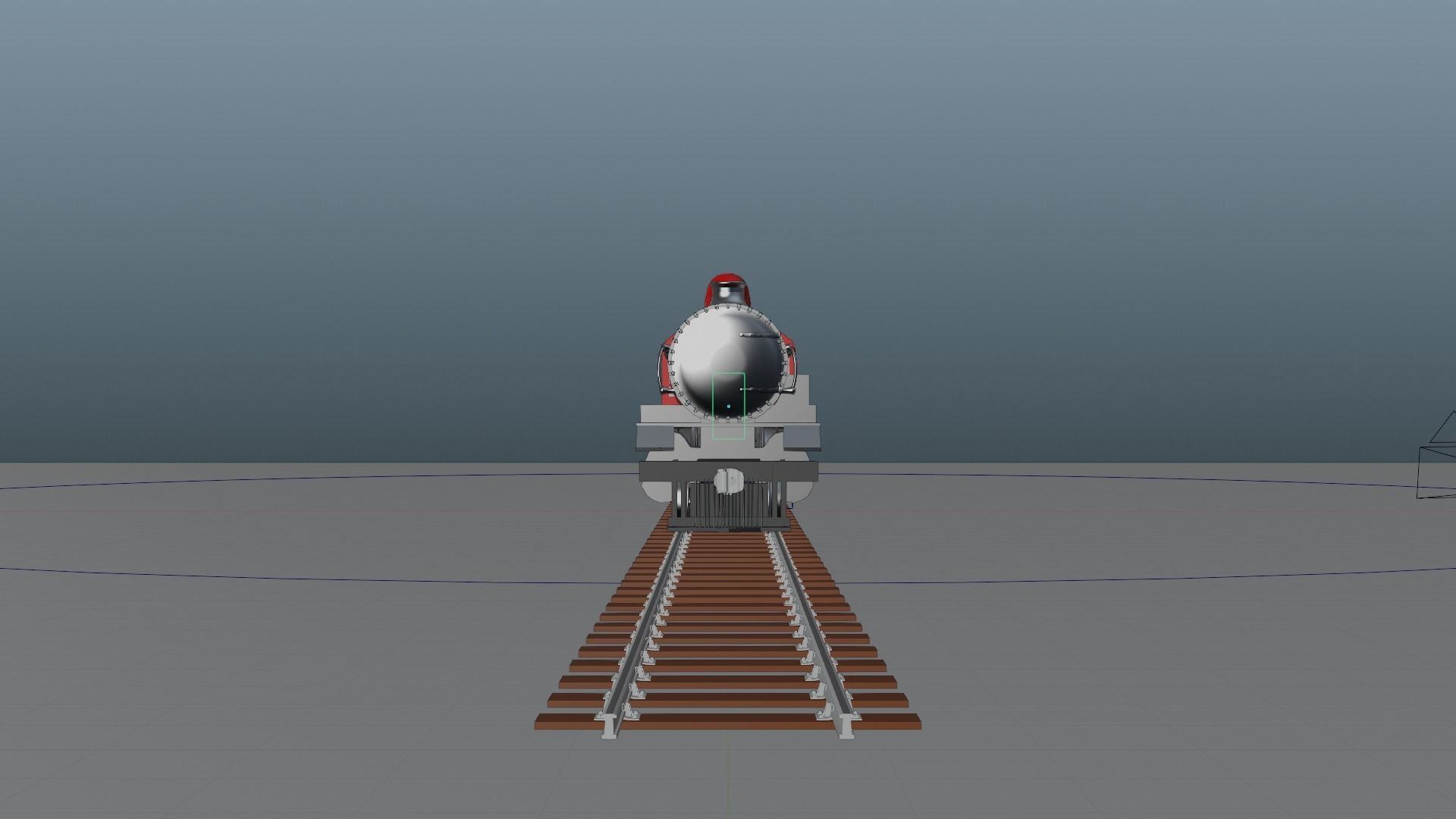 fictional UP 2-8-4 3D model_6