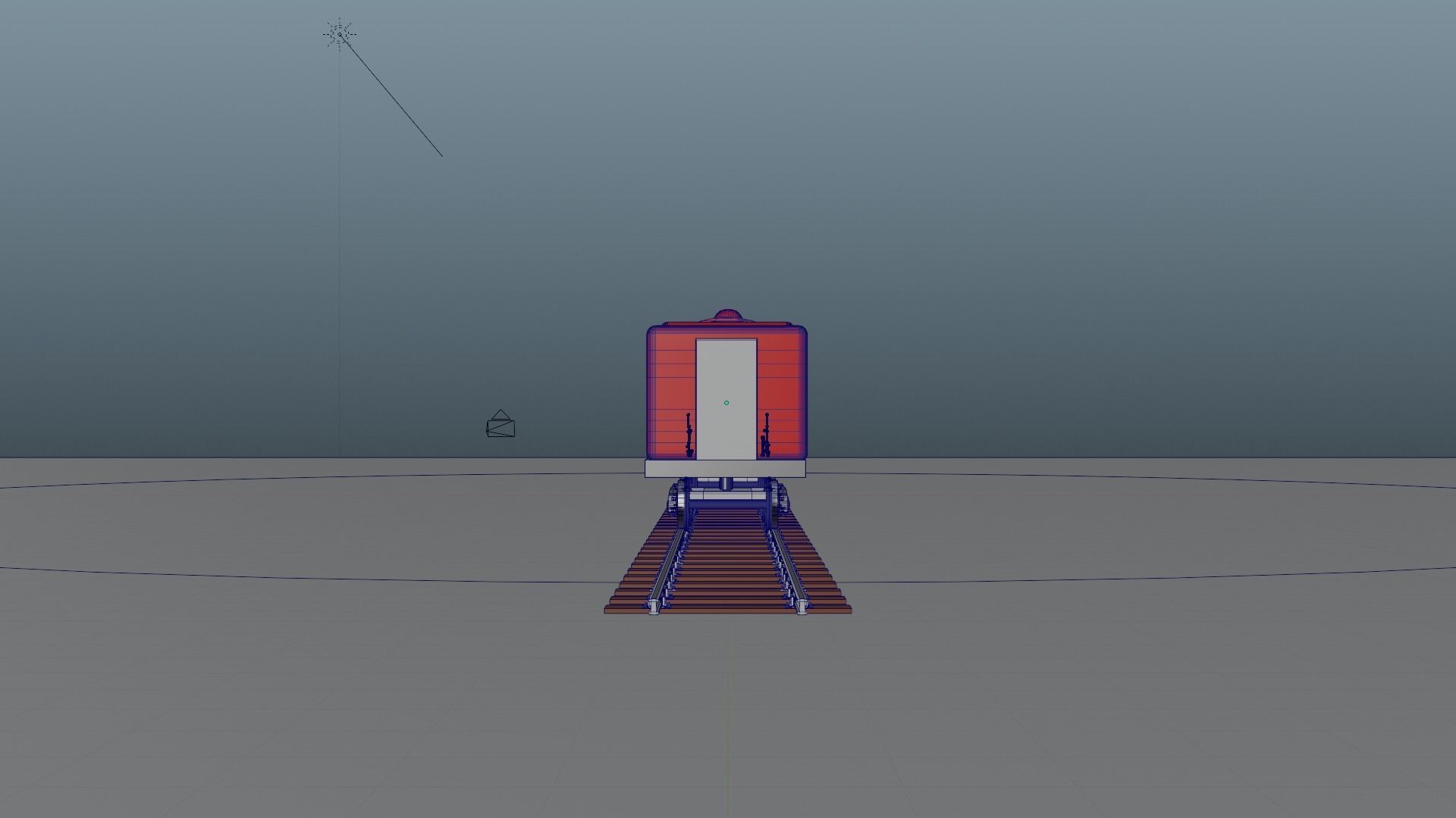 fictional UP 2-8-4 3D model_13