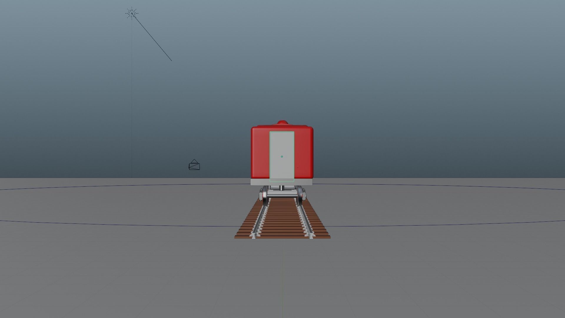 fictional UP 2-8-4 3D model_8