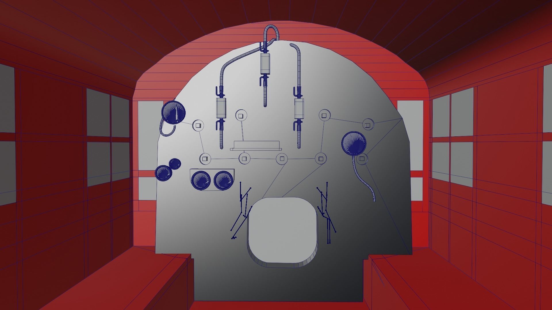 fictional UP 2-8-4 3D model_14