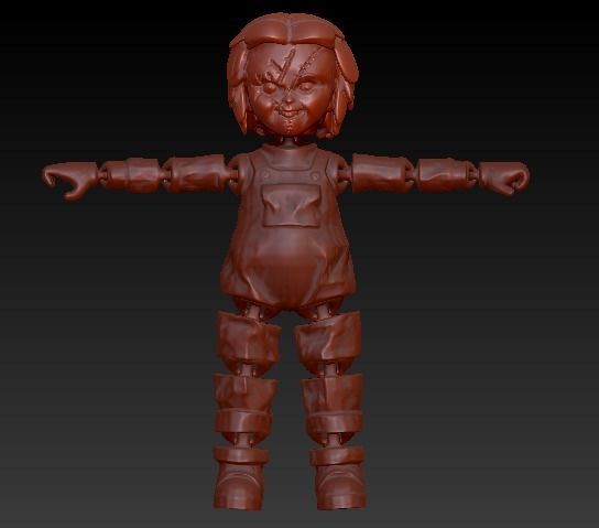 FLEXY CHUCKY 3D print model_6