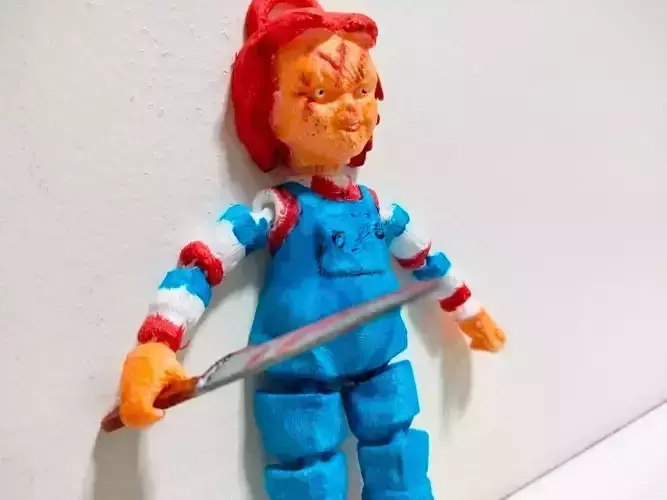 FLEXY CHUCKY 3D print model FLEXY CHUCKY 3D print model
