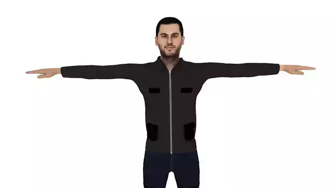 Realistic Character Male