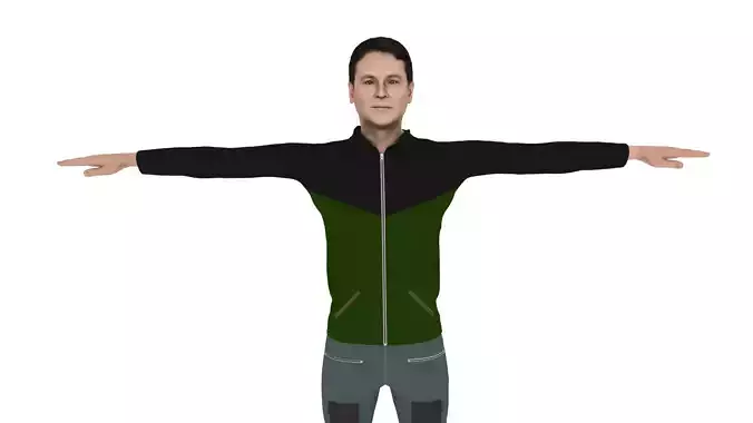 Realistic Character Male