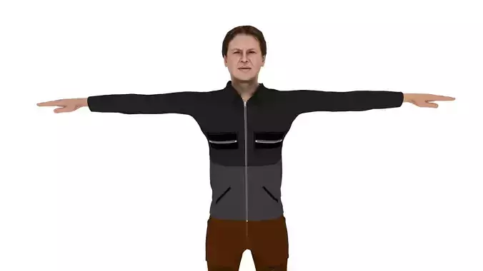 Realistic Character Male