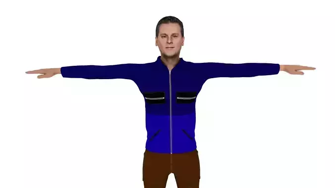 Realistic Character Male