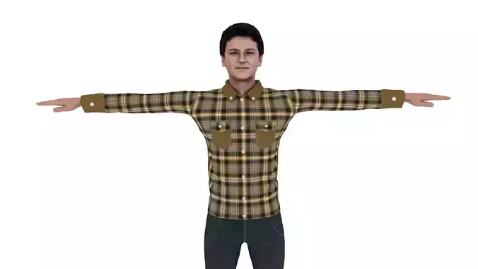 Realistic Character Male