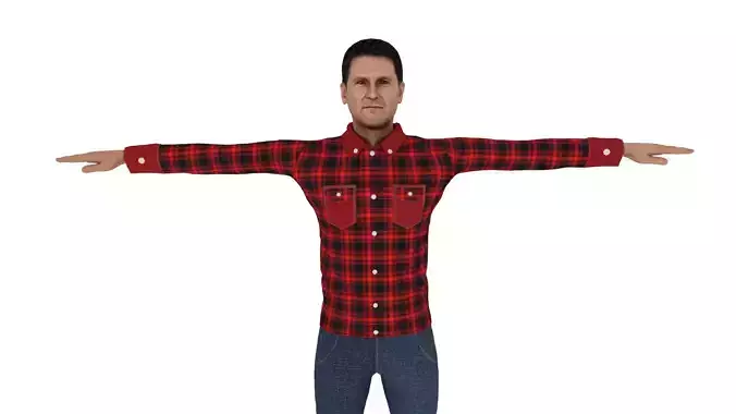 Realistic Character Male