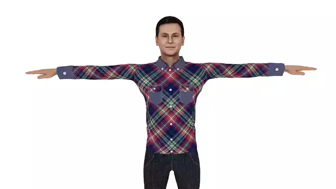 Realistic Character Male