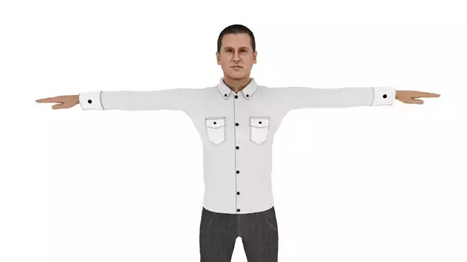 Realistic Character Male