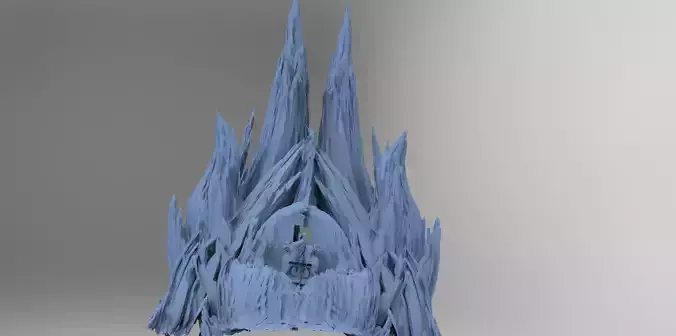 Warlock Dark Cliffs 2  3D model