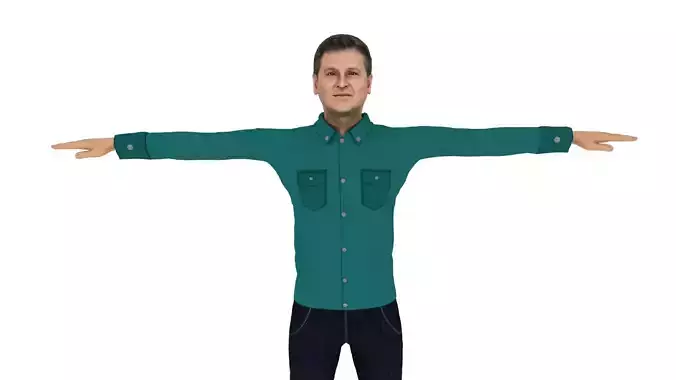 Realistic Character Male