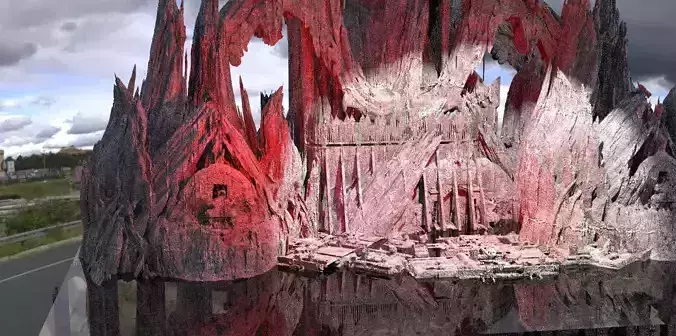 Warlock Dark Cliffs Kit bash 1 