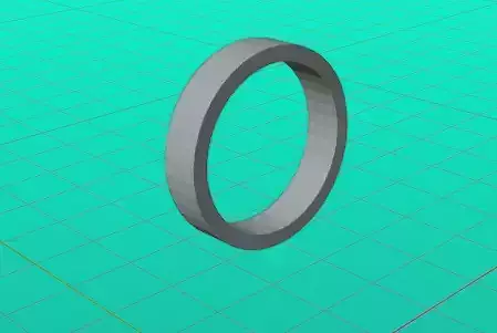 Just Circle Free low-poly 3D model