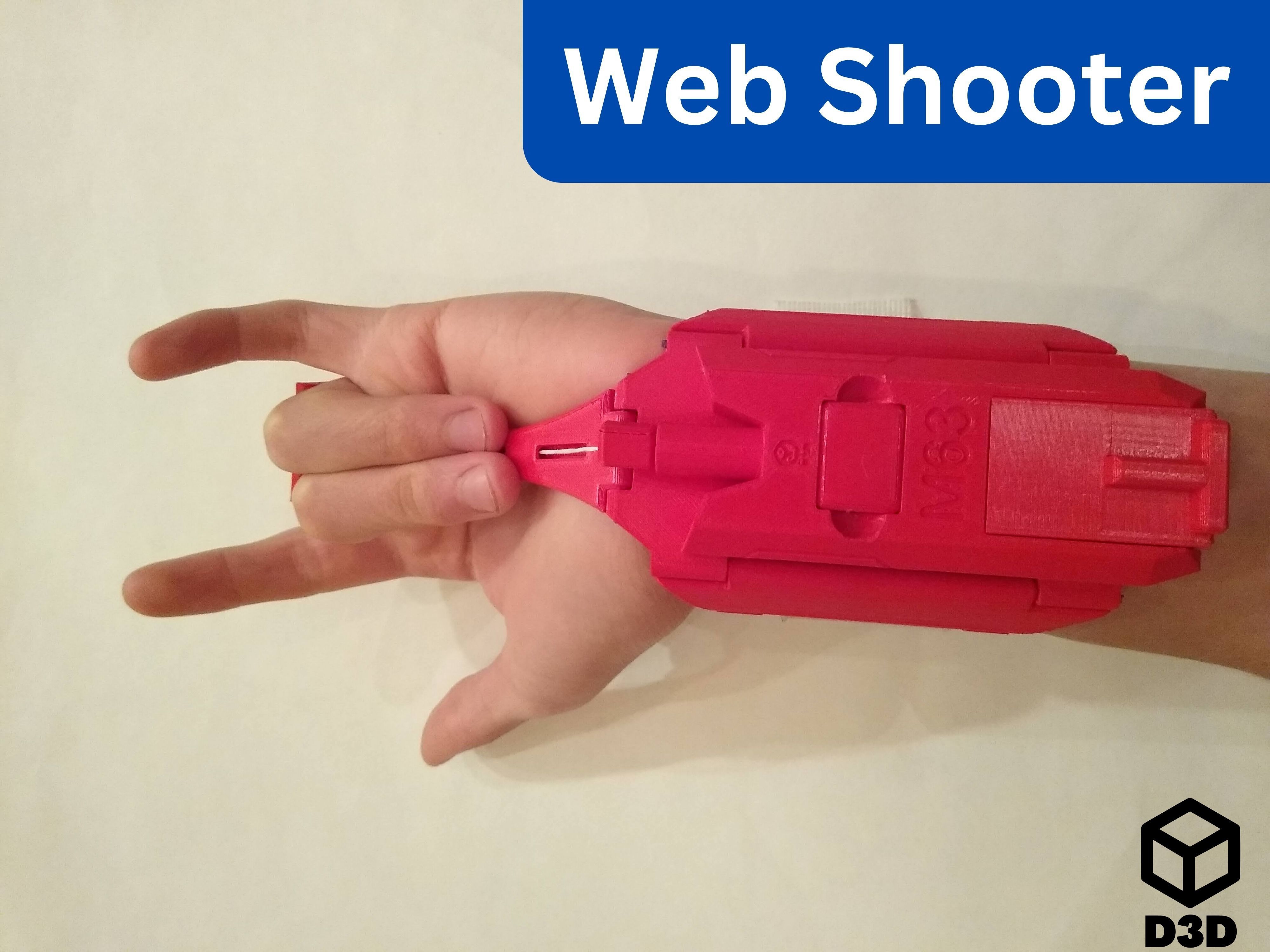 Spiderman Web Shooter 3D model 3D printable | CGTrader