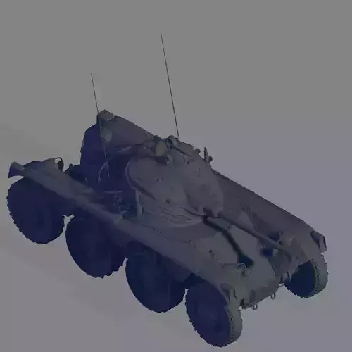 Panhard E B R 1963 3D model